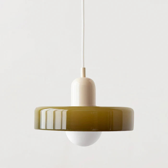 Jess Suspension Ronde Vintage Verre Salon - Neutralighting
