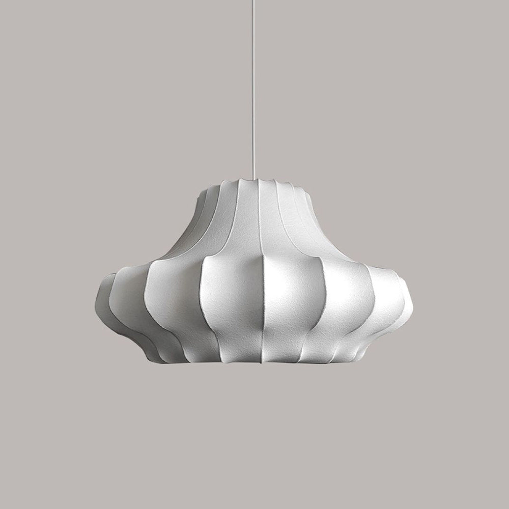Ritta Design Italien Luminaires Suspensions Moderne Métal Soie Blanc Salle à Manger - Neutralighting