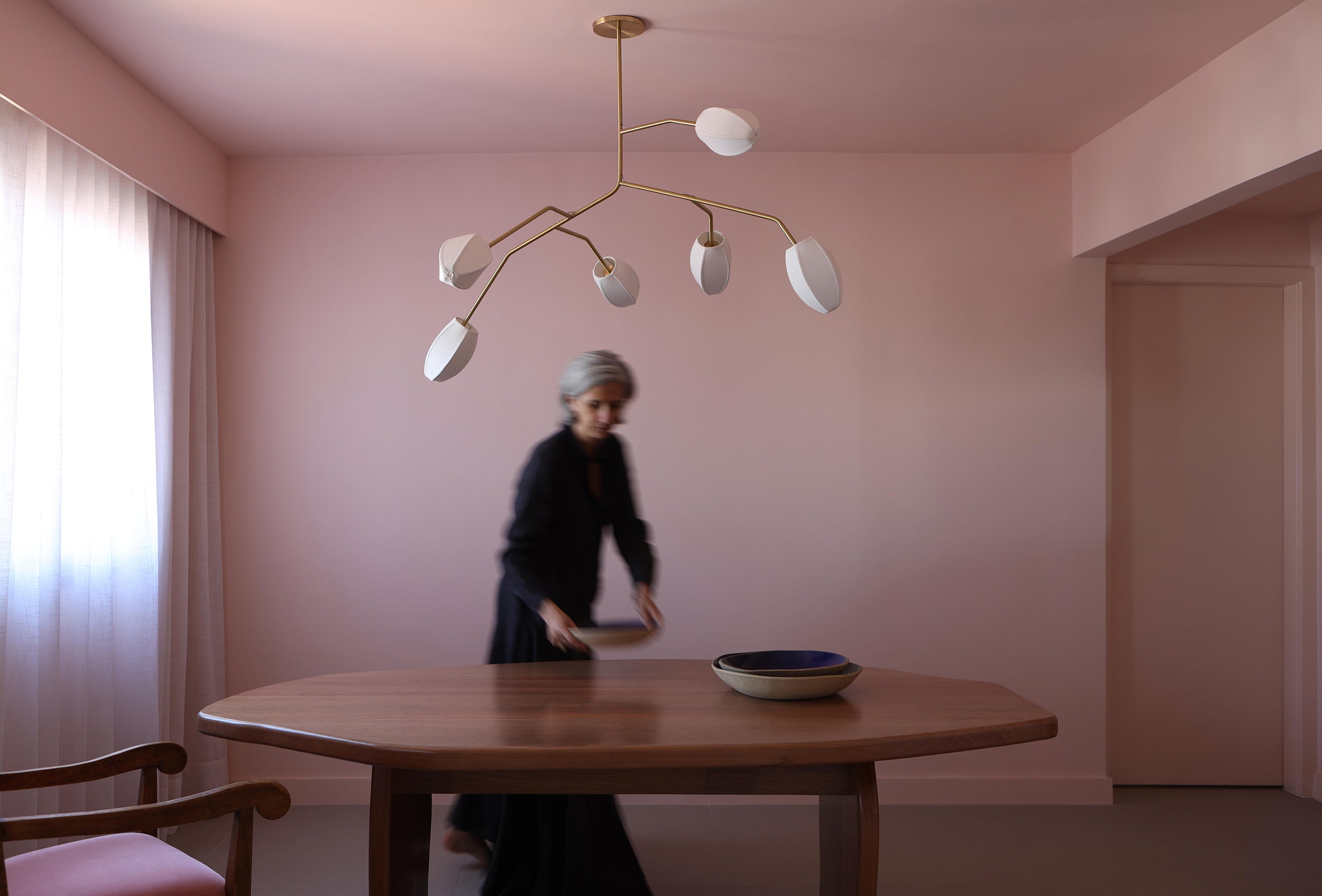 Evvinora Lustre en Métal et Tissu Style Industriel Vintage - Neutralighting