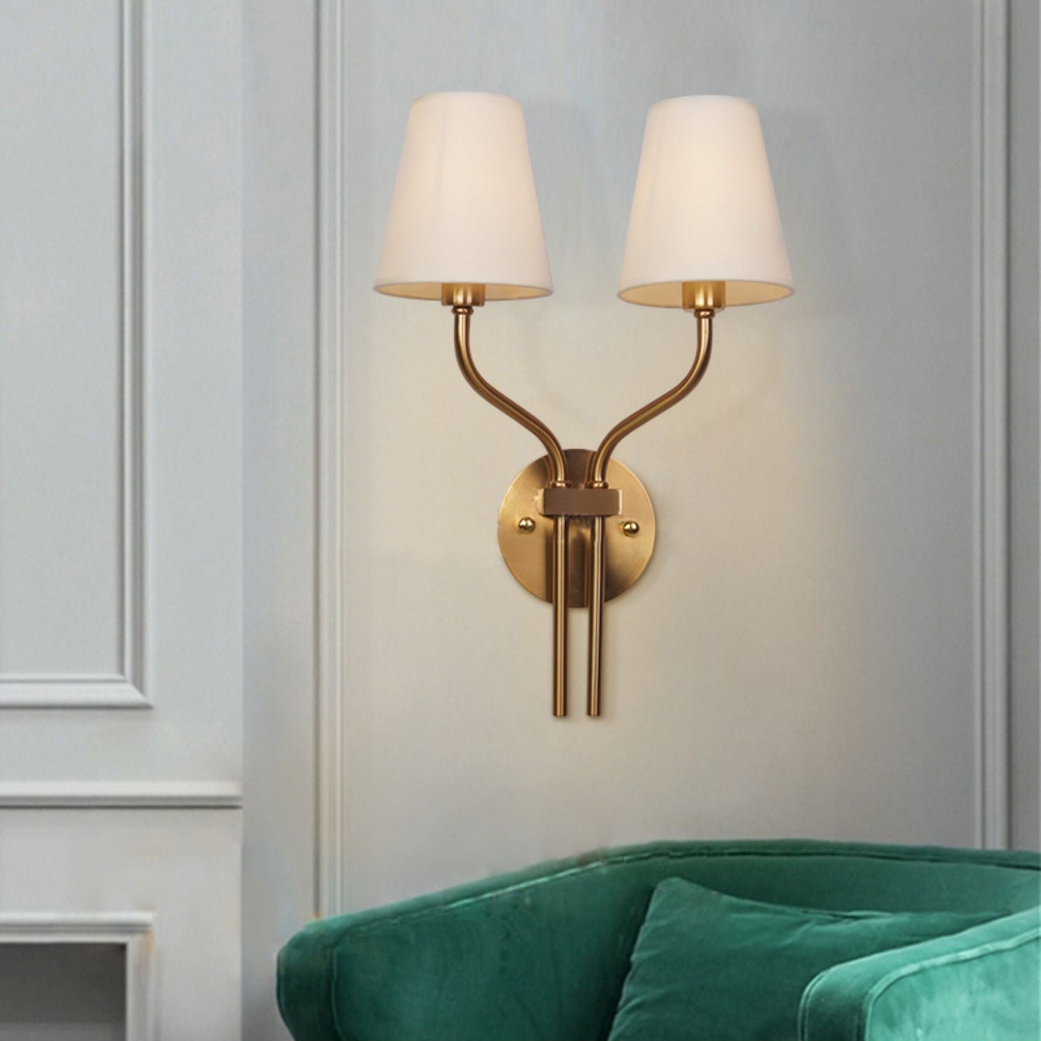 Ulcaran Applique Murale en Métal et Tissu Style Industriel Vintage - Neutralighting