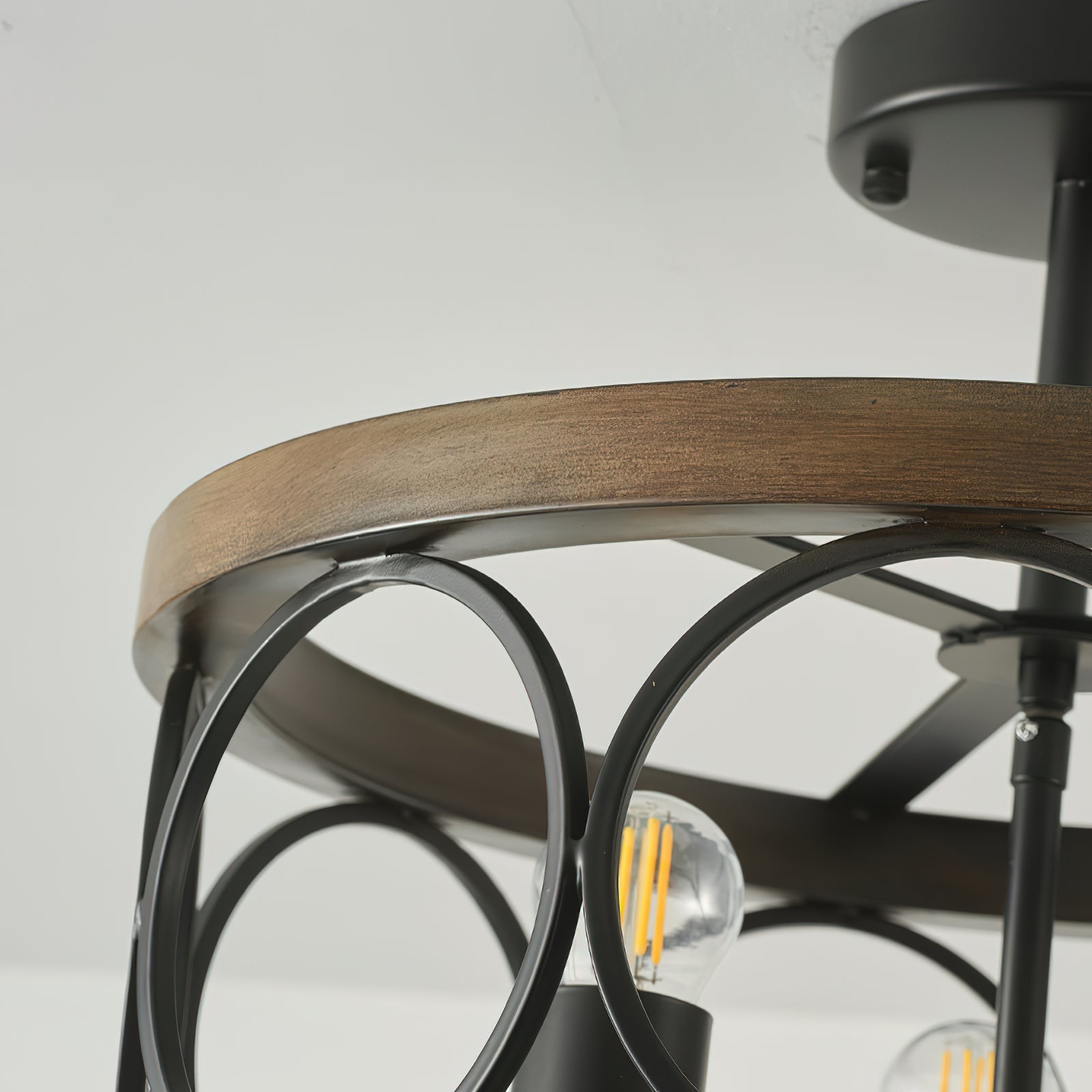 Arthaen Lampe de Plafond Métallique Industrielle Vintage - Neutralighting