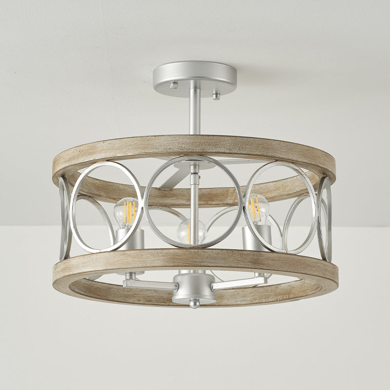 Arthaen Lampe de Plafond Métallique Industrielle Vintage - Neutralighting