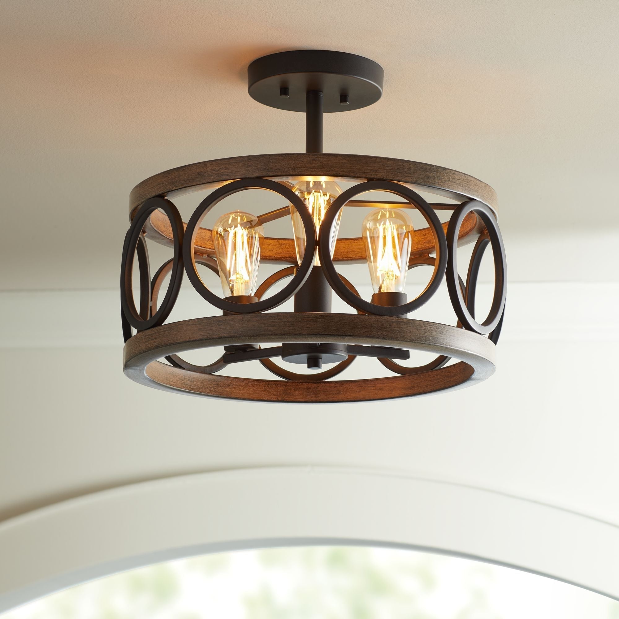 Arthaen Lampe de Plafond Métallique Industrielle Vintage - Neutralighting