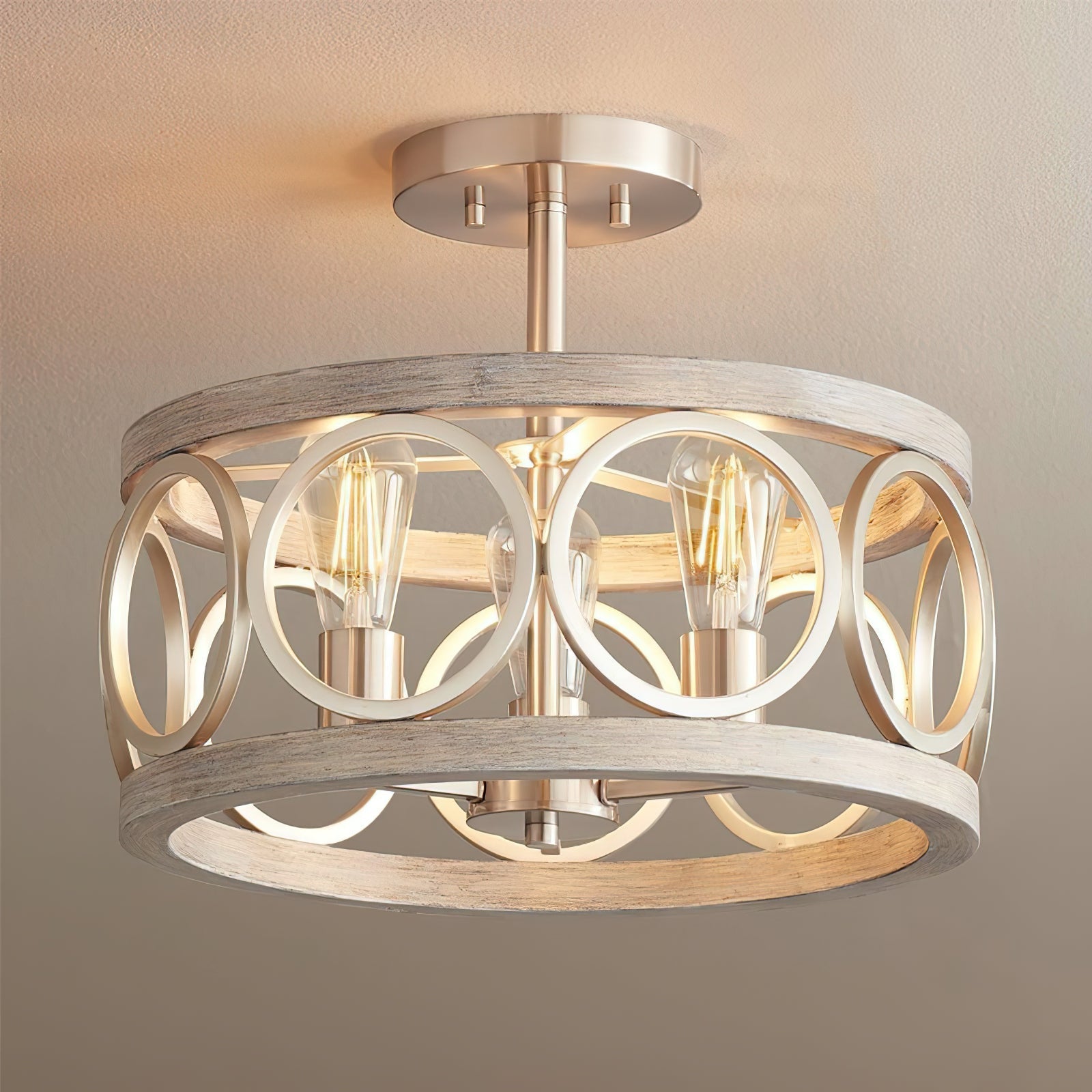 Arthaen Lampe de Plafond Métallique Industrielle Vintage - Neutralighting