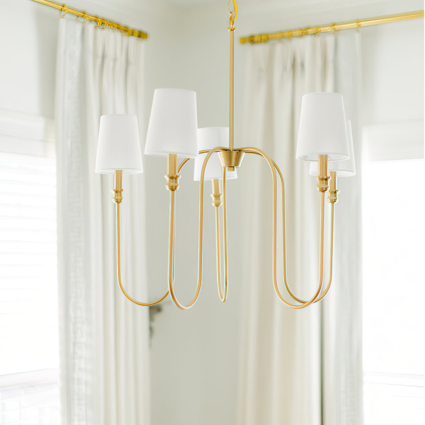 Evraeel Lustre en Métal et Tissu Moderne Minimaliste - Neutralighting