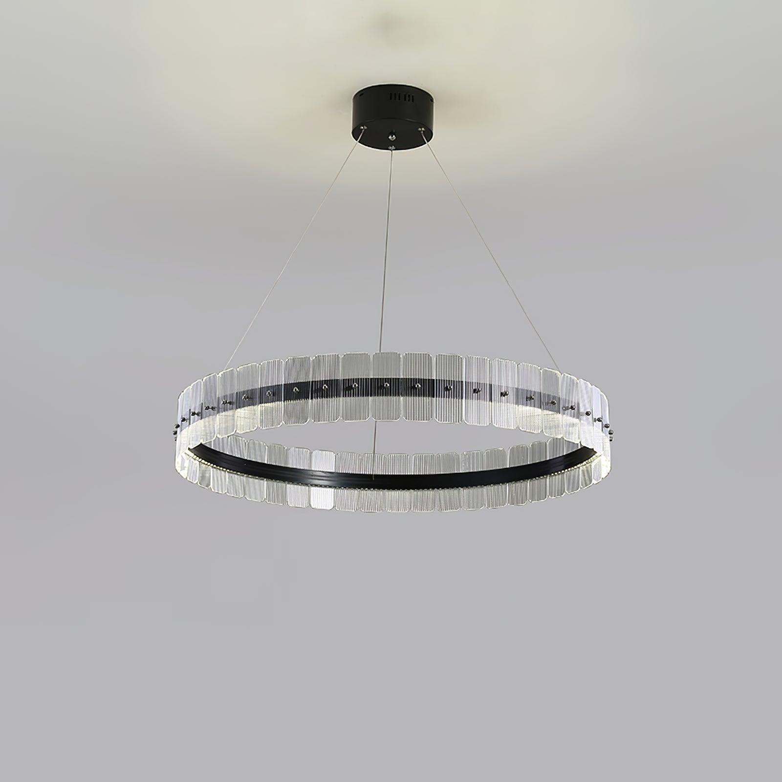 Lustra Chandelier Saturno LED avec Blocs Acryliques - Neutralighting
