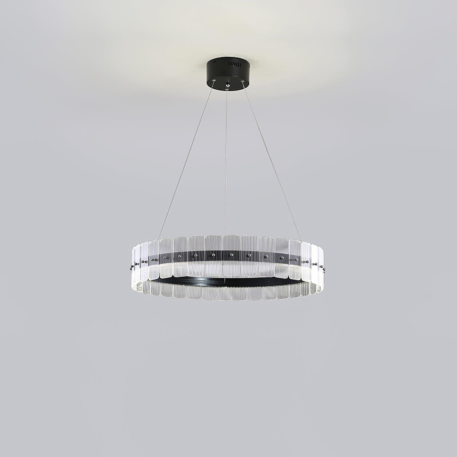 Lustra Chandelier Saturno LED avec Blocs Acryliques - Neutralighting