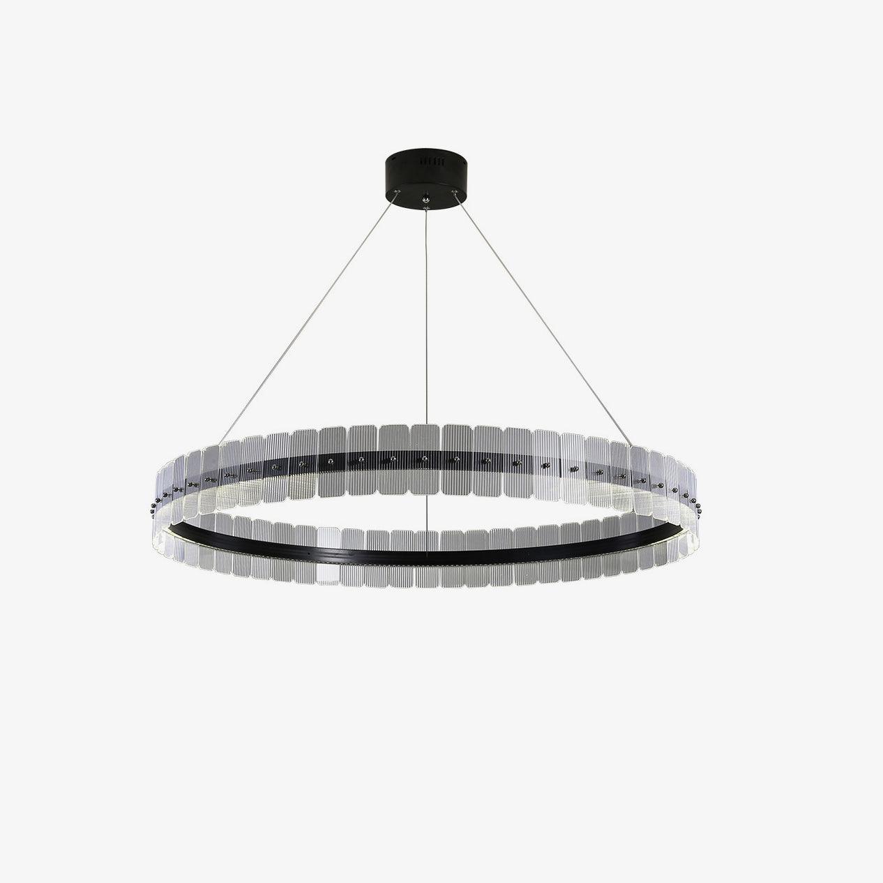 Lustra Chandelier Saturno LED avec Blocs Acryliques - Neutralighting
