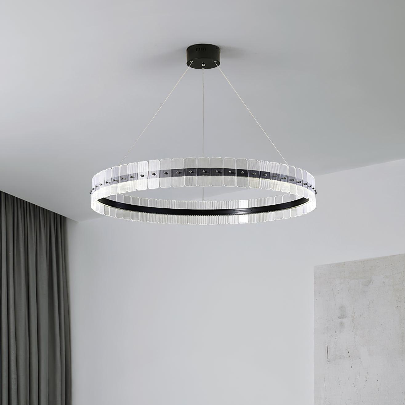 Lustra Chandelier Saturno LED avec Blocs Acryliques - Neutralighting