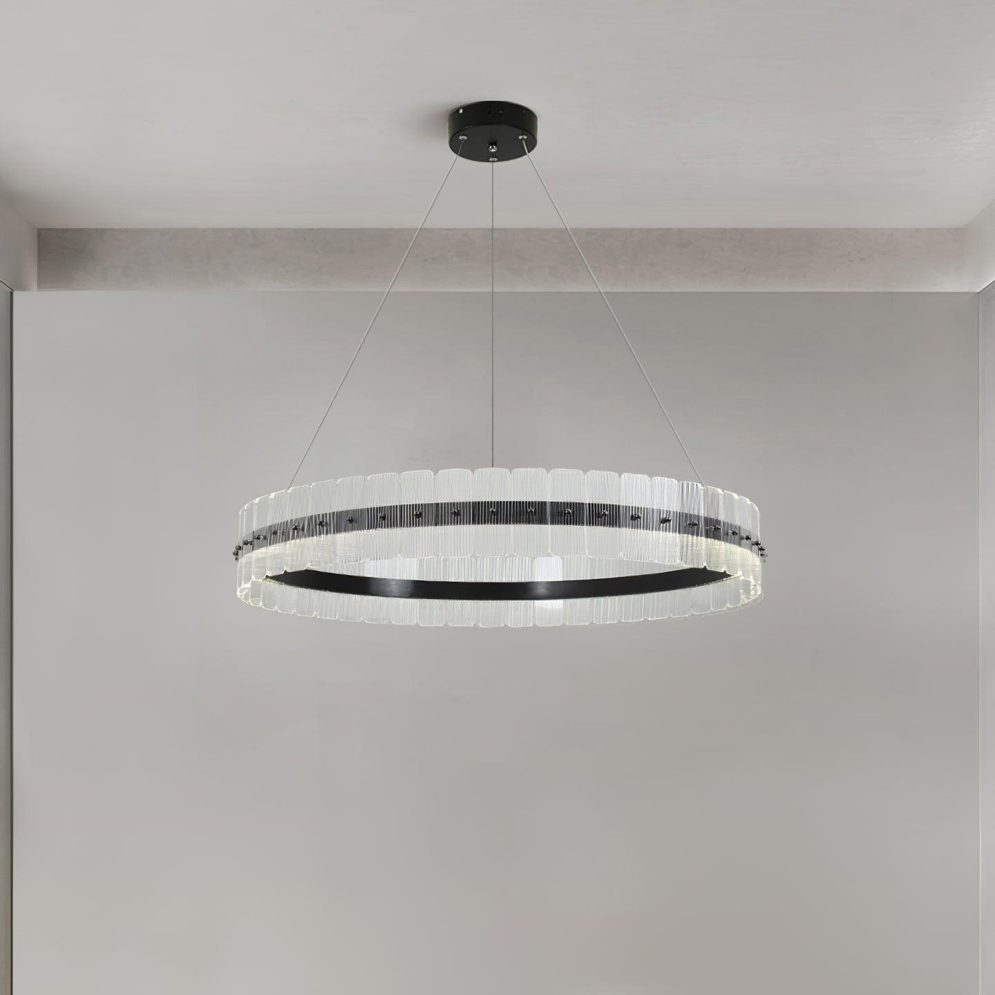Lustra Chandelier Saturno LED avec Blocs Acryliques - Neutralighting