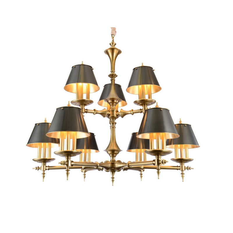 Comarion Lustre Métallique Traditionnel Vintage - Neutralighting