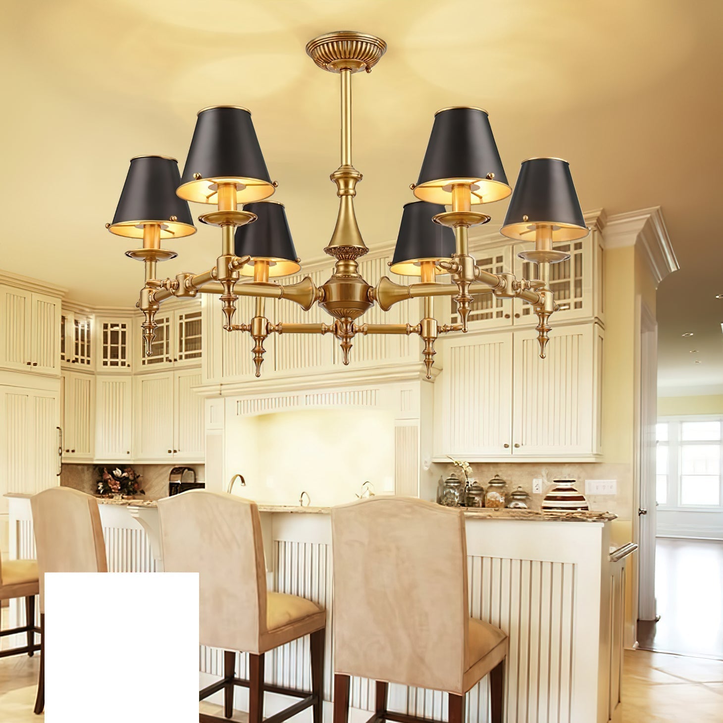 Comarion Lustre Métallique Traditionnel Vintage - Neutralighting