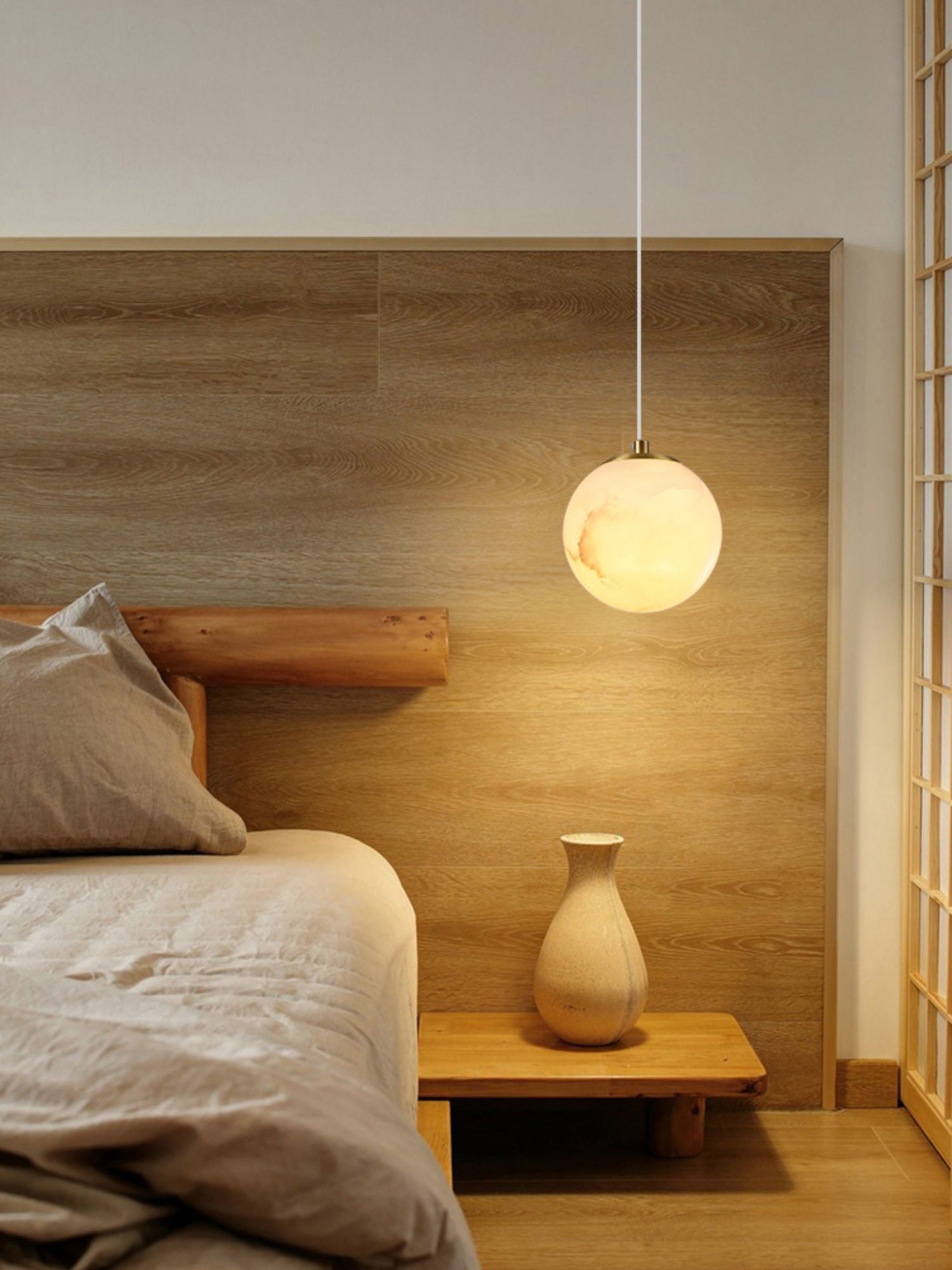 Uphaara Suspension en Albâtre Moderne Minimaliste - Neutralighting