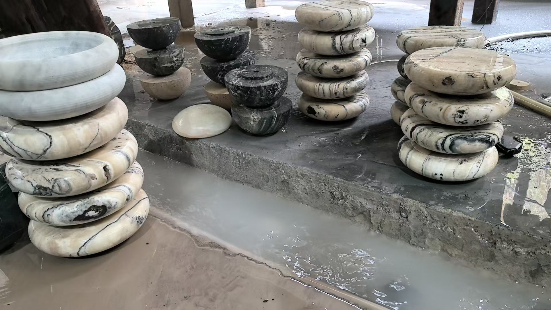 Piedra Applique Murale Marbre Verre Minimaliste - Neutralighting