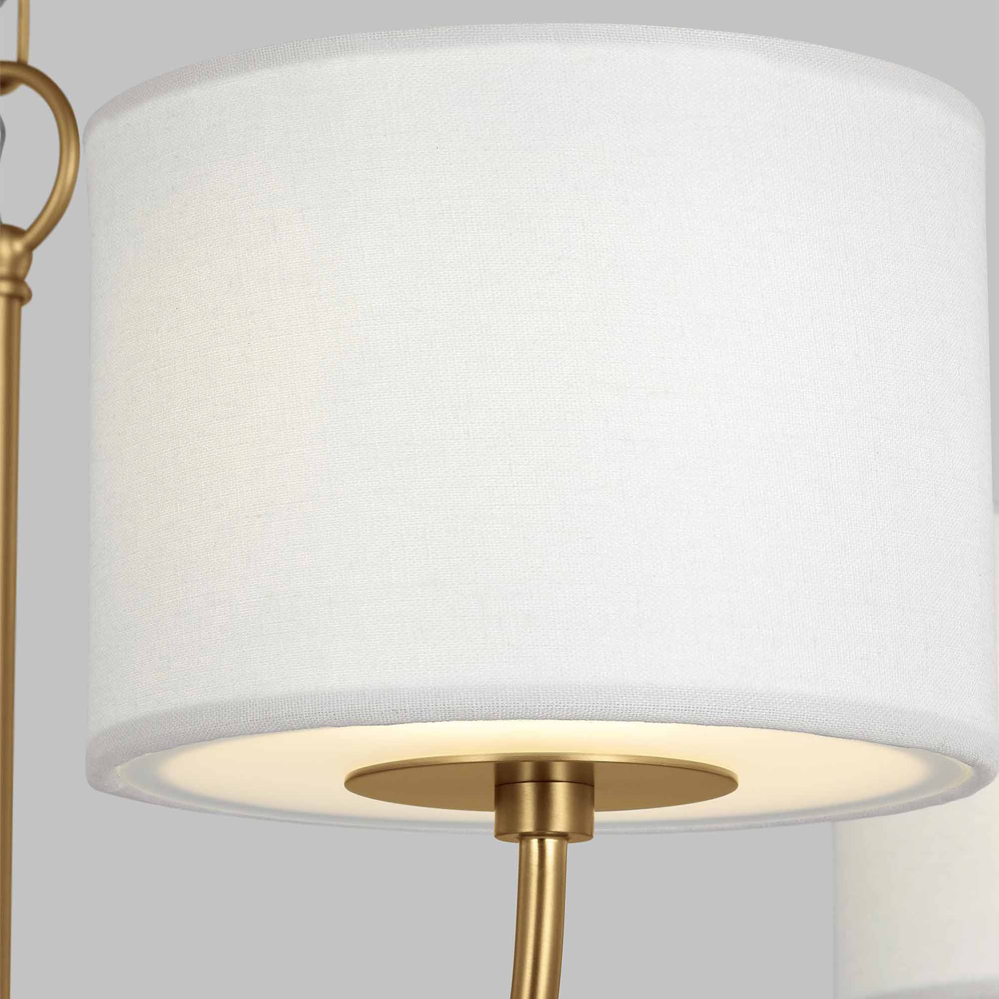 Mycaren Vintage Industrial Brass Fabric Chandelier - Lamp Copper
