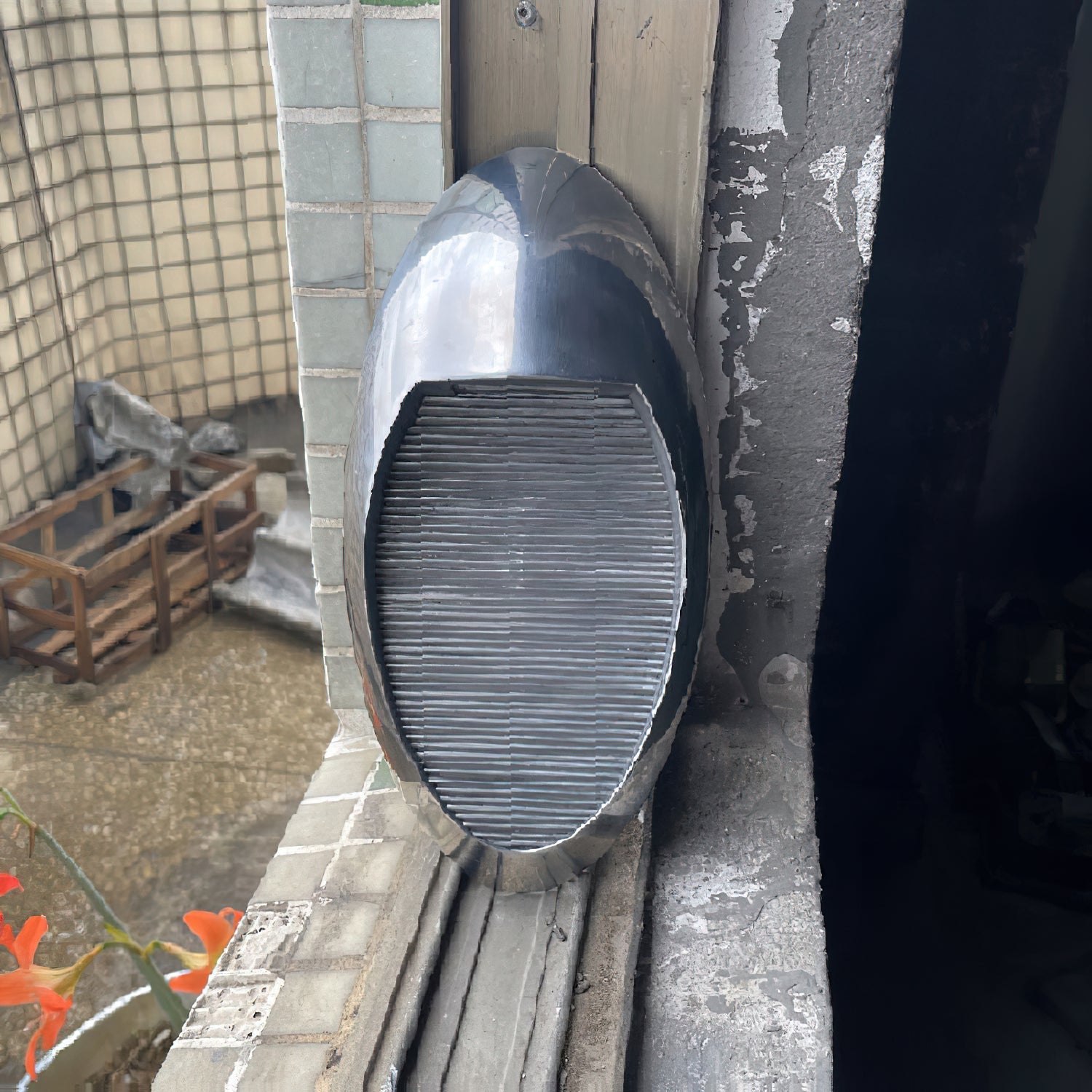 Avrinor Applique Murale d’Extérieur en Métal et Verre Vintage - Neutralighting