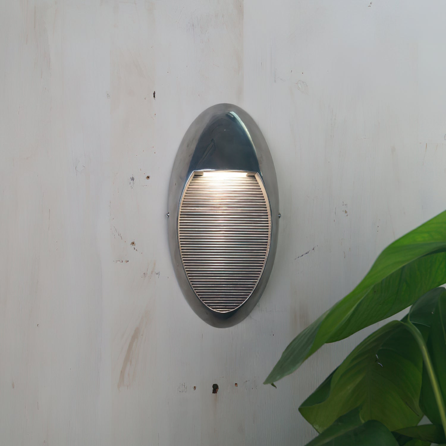 Avrinor Vintage Outdoor Metal Glass Wall Lamp - Lamp Copper