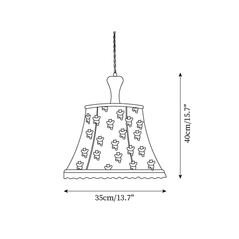 Scotia Suspension Cloche Forme Ludique Vintage - Neutralighting