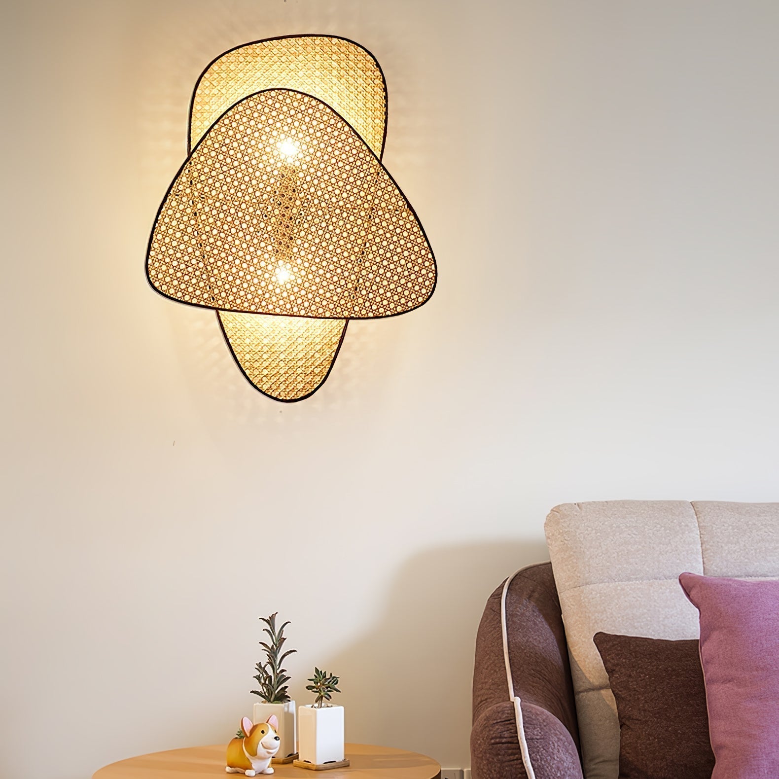 Uvelan Applique Murale Art Naturel Bambou - Neutralighting