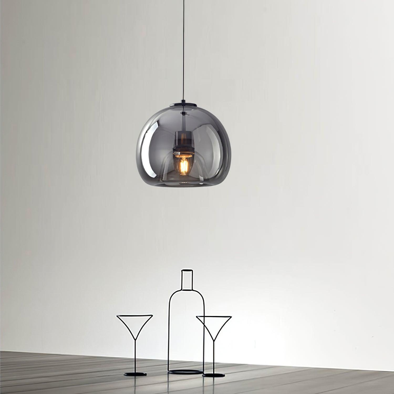 Avola Lampe Pendante Verre Minimaliste - Neutralighting