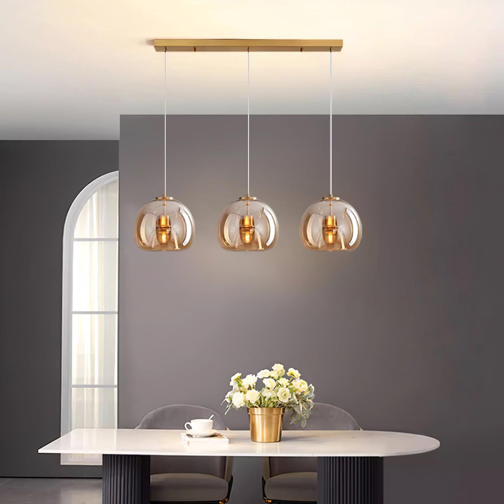 Avola Lampe Pendante Verre Minimaliste - Neutralighting