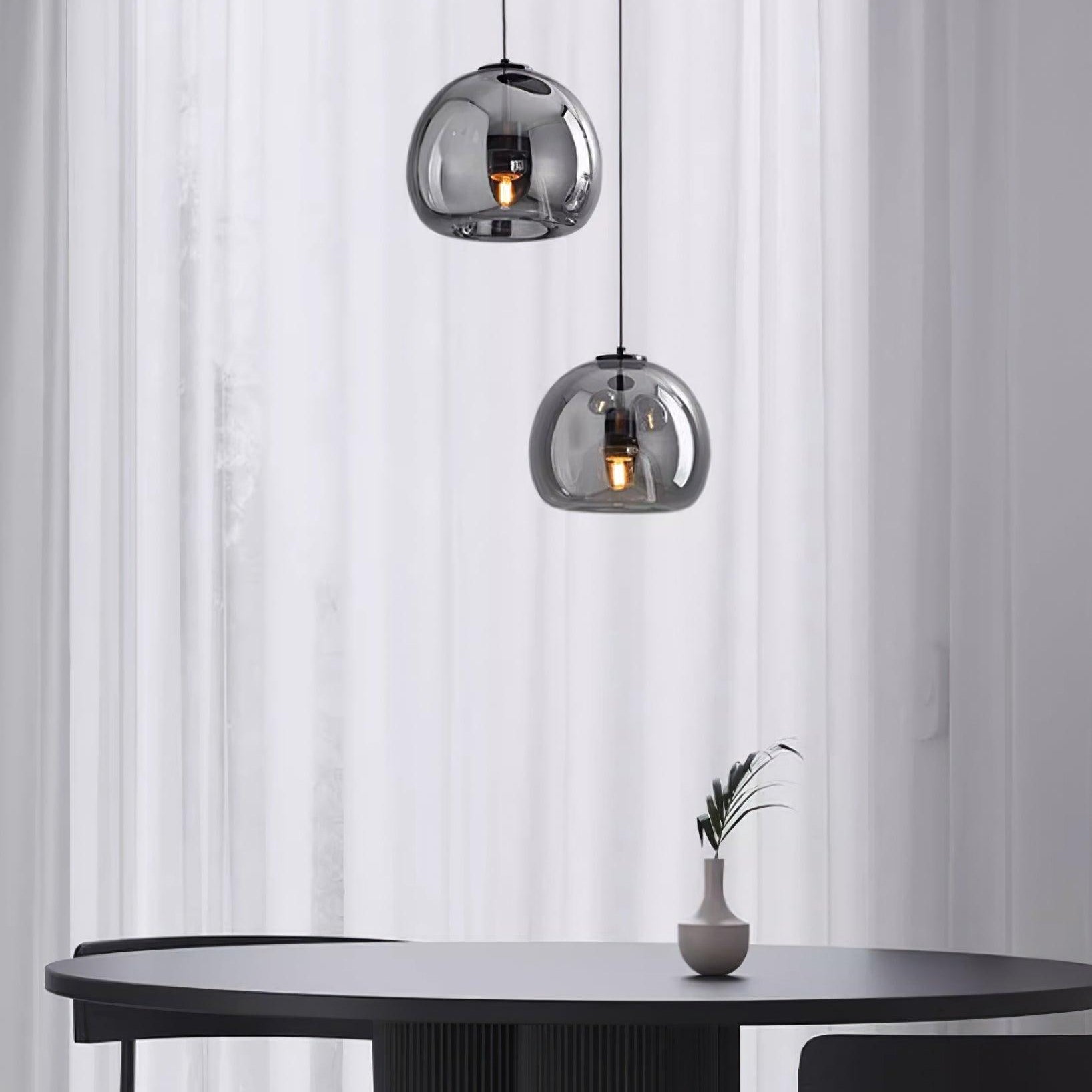 Avola Lampe Pendante Verre Minimaliste - Neutralighting