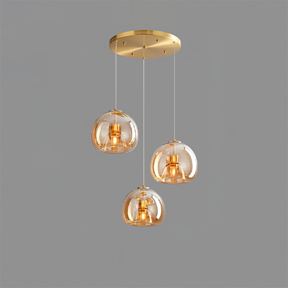 Avola Lampe Pendante Verre Minimaliste - Neutralighting