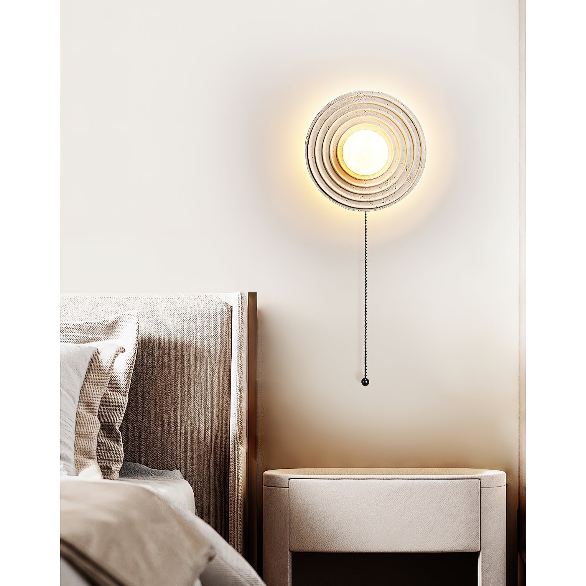 Ilorarae Modern Minimalist Travertine Wall Lamp - Lamp Copper