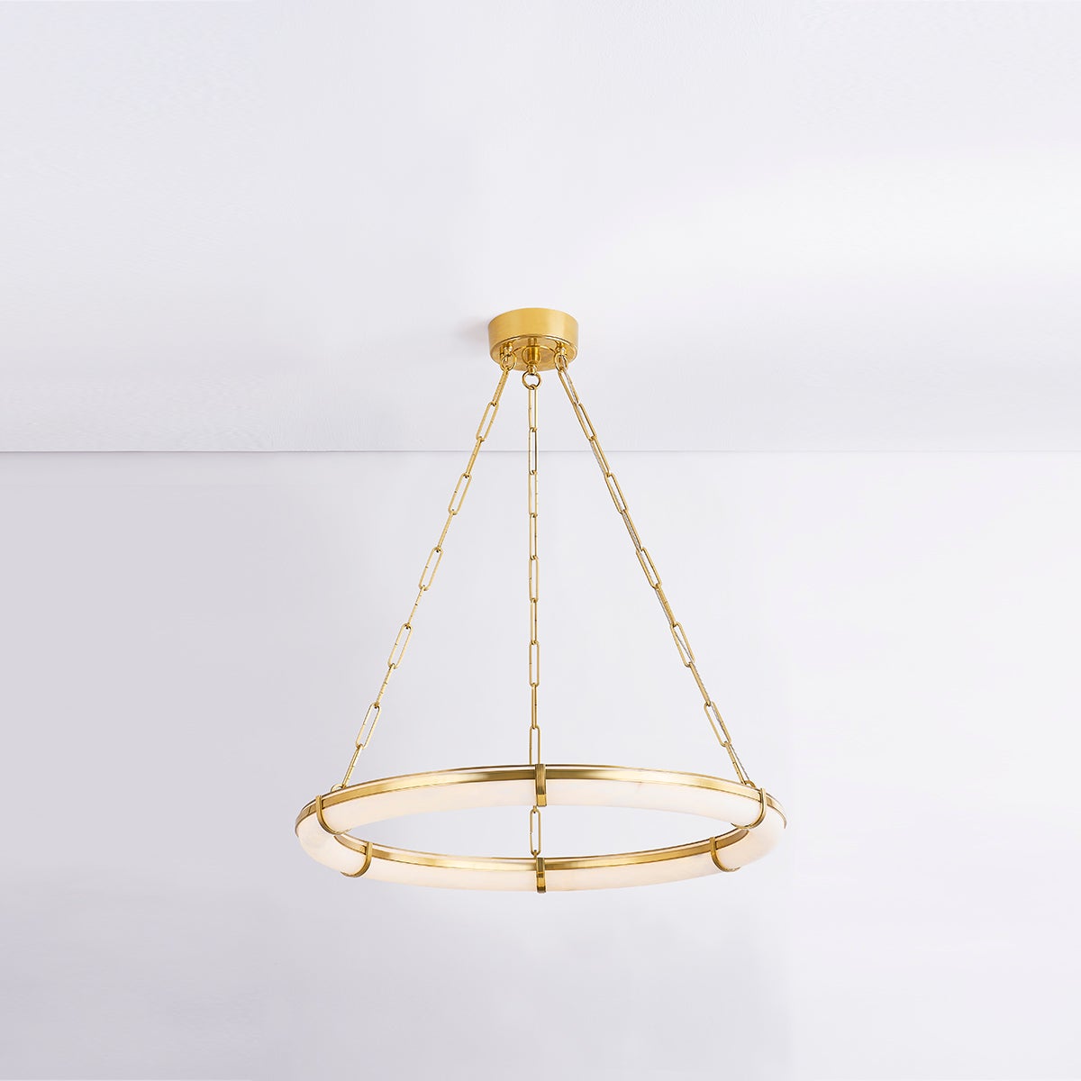 Oltalora Lustre Moderne Minimaliste en Albâtre - Neutralighting