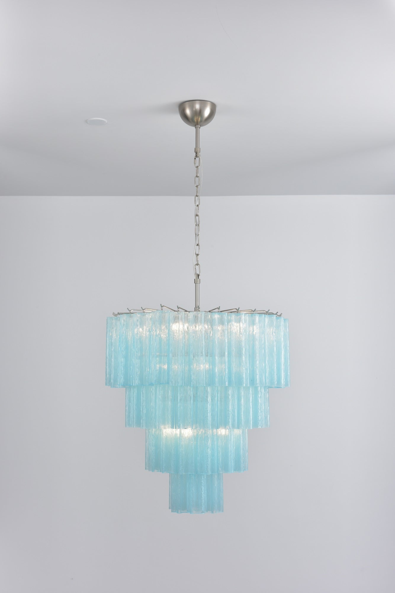Aurora Chandelier Cascade Layered Glass Elegant Vintage - Letslighting
