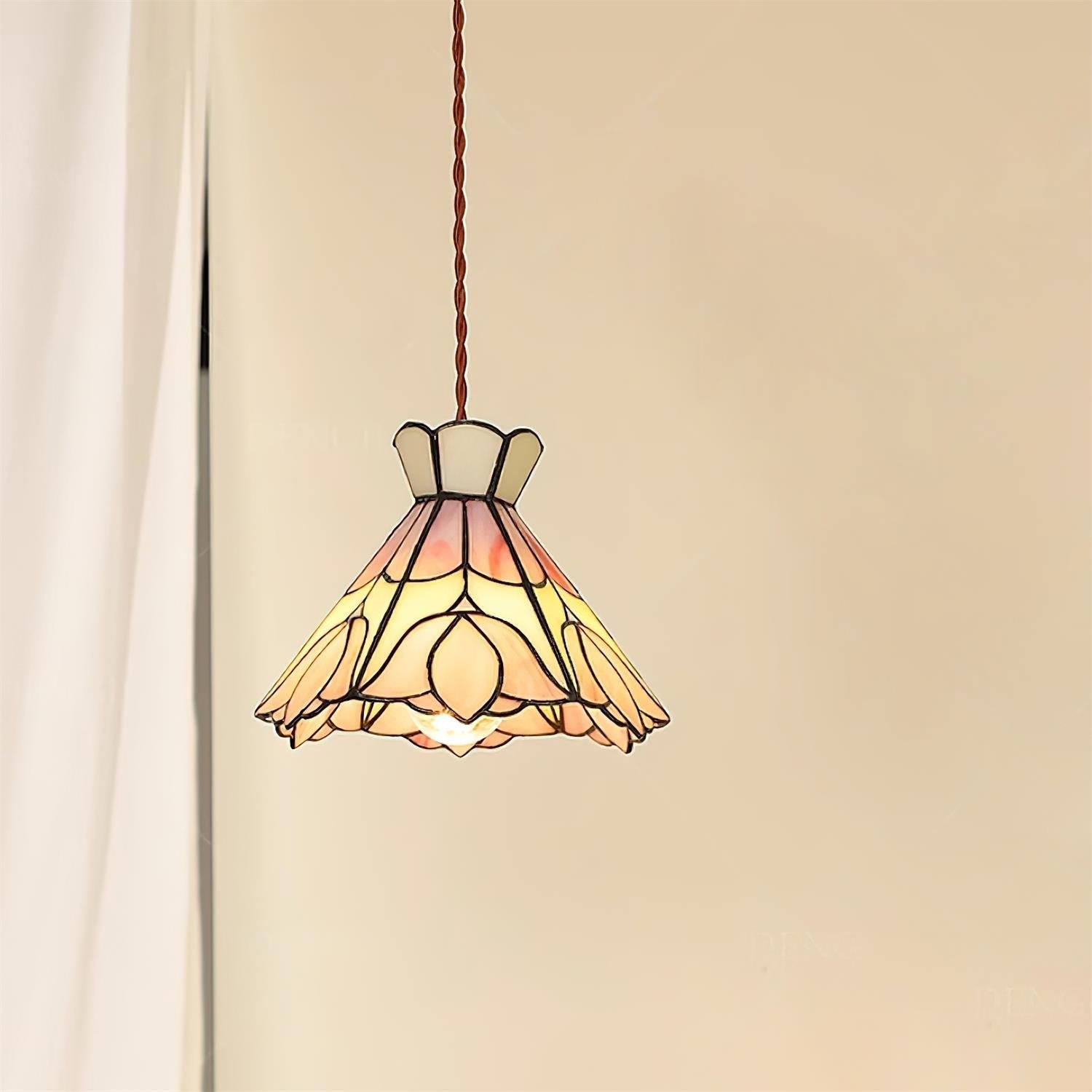 Rose Suspension Verre - Neutralighting