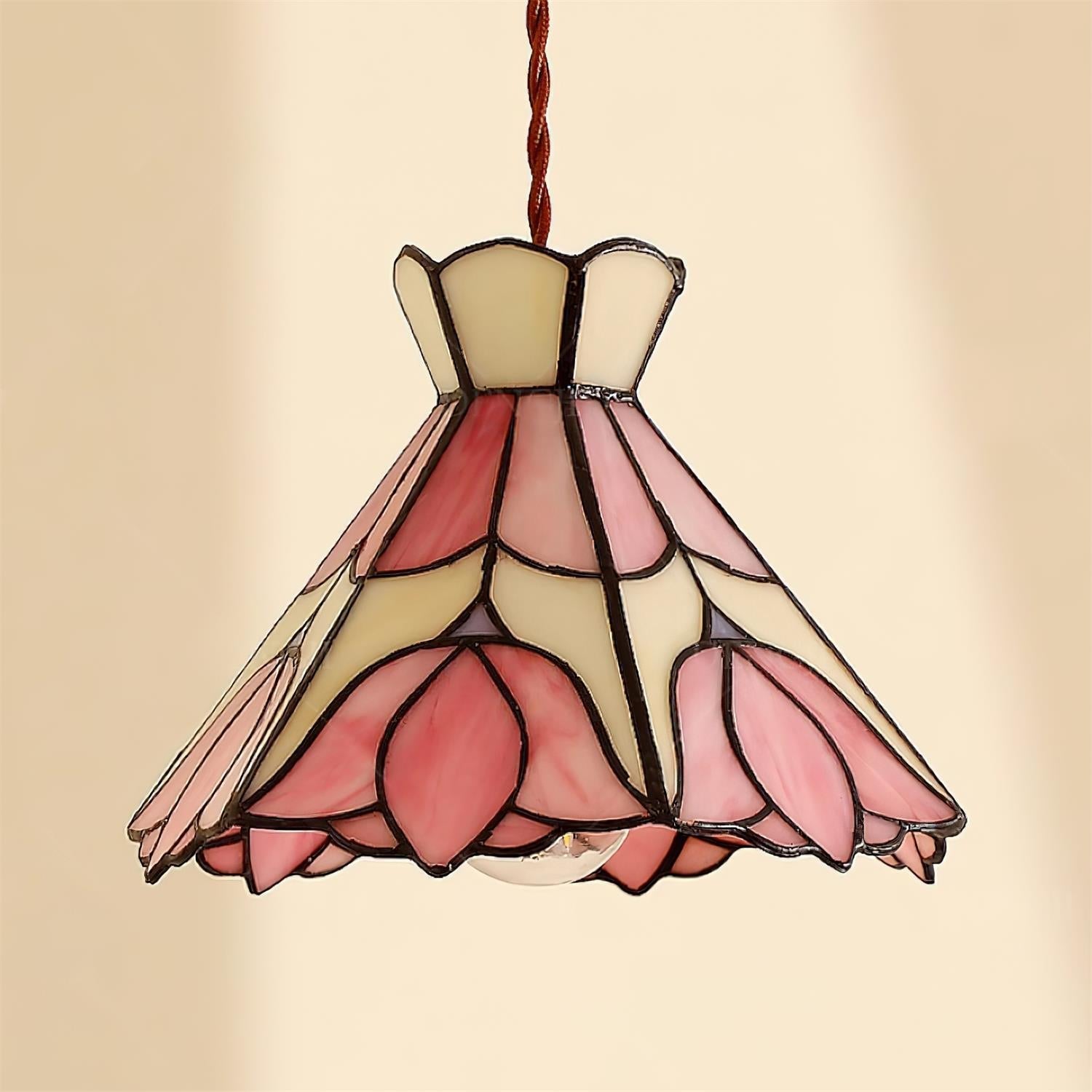 Rose Suspension Verre - Neutralighting