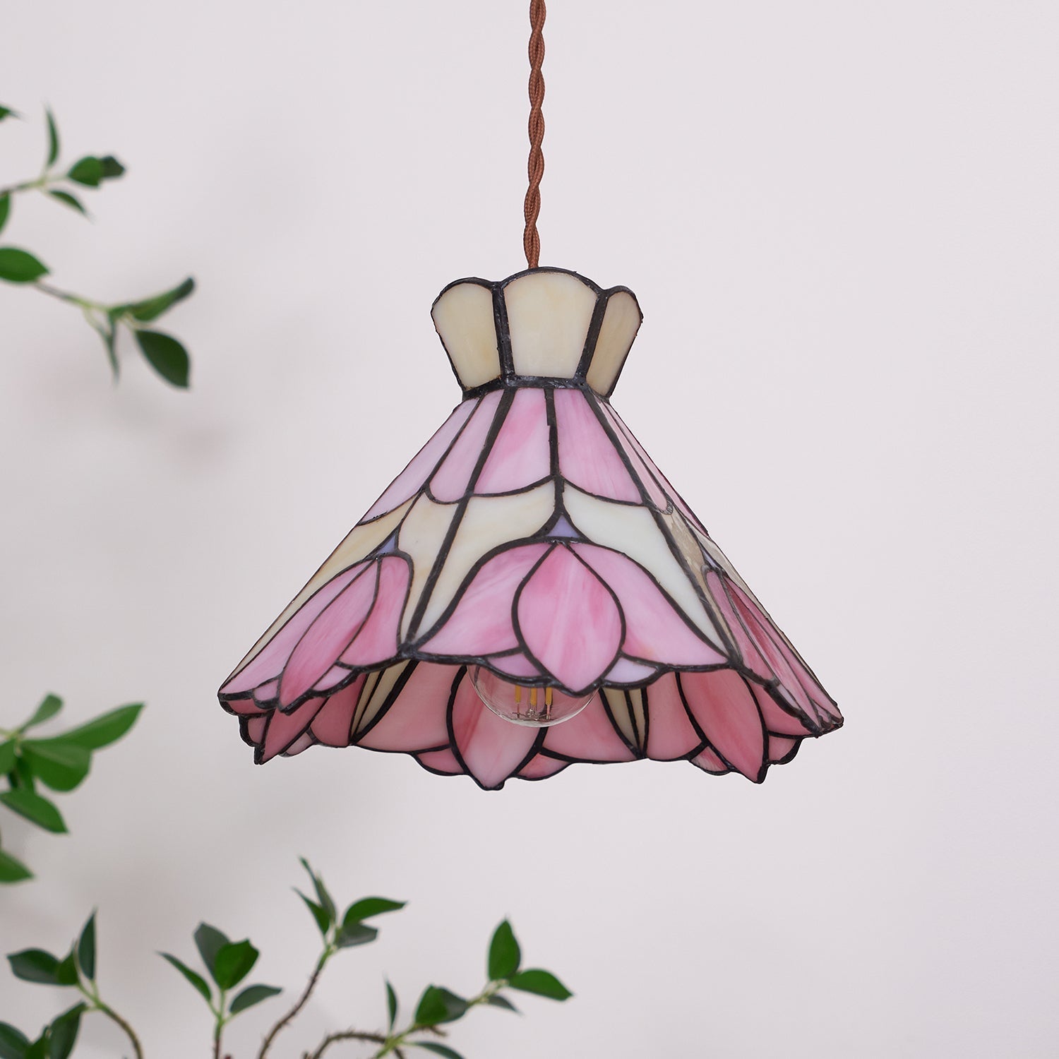 Rose Suspension Verre - Neutralighting