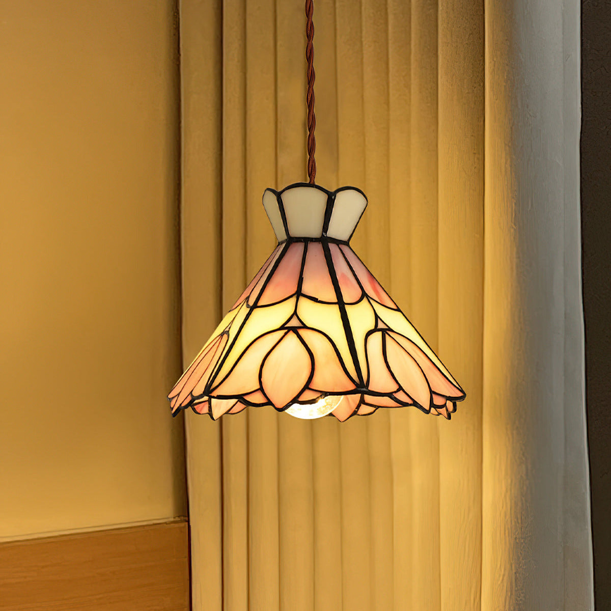 Rose Suspension Verre - Neutralighting