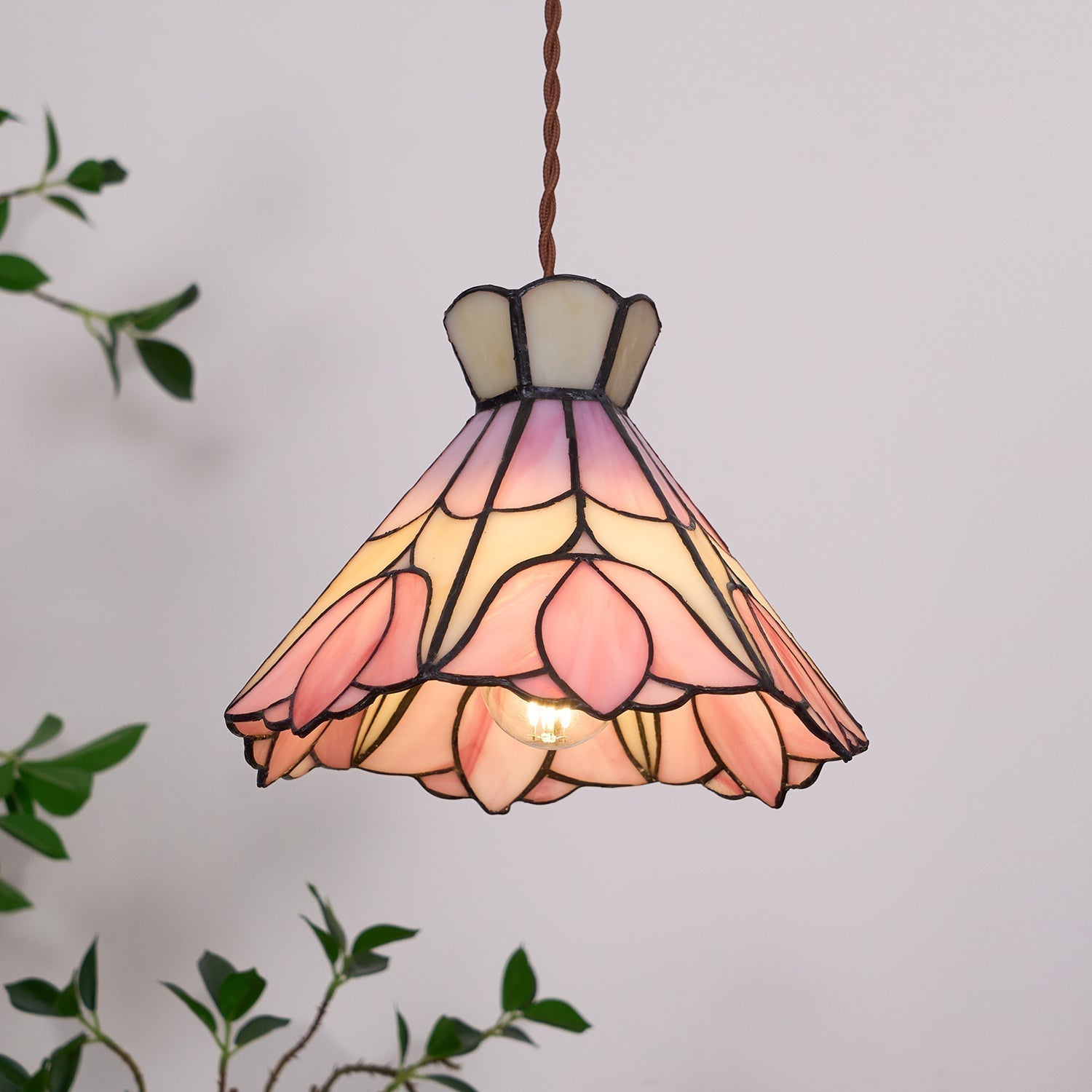 Rose Suspension Verre - Neutralighting