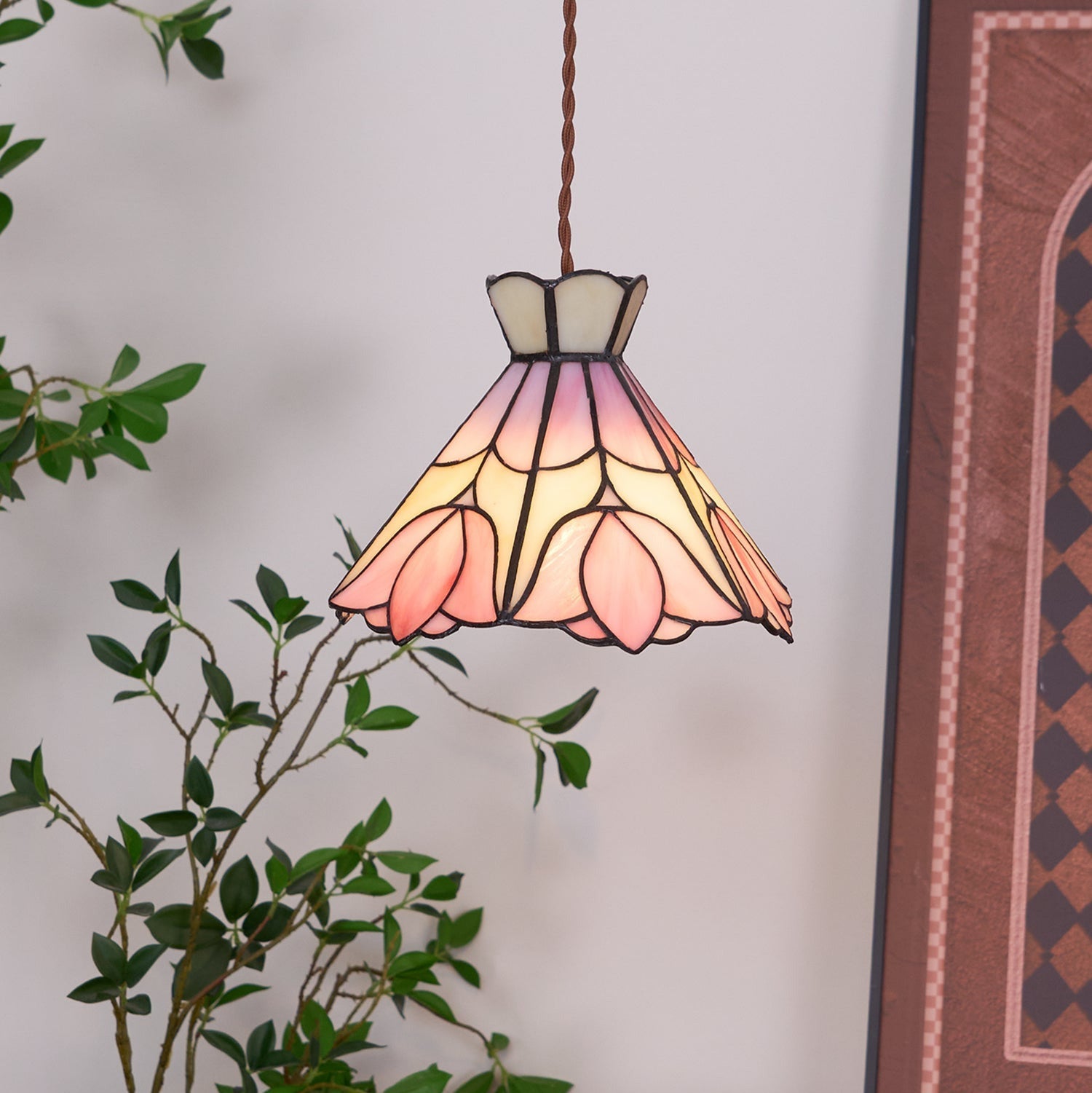 Rose Suspension Verre - Neutralighting