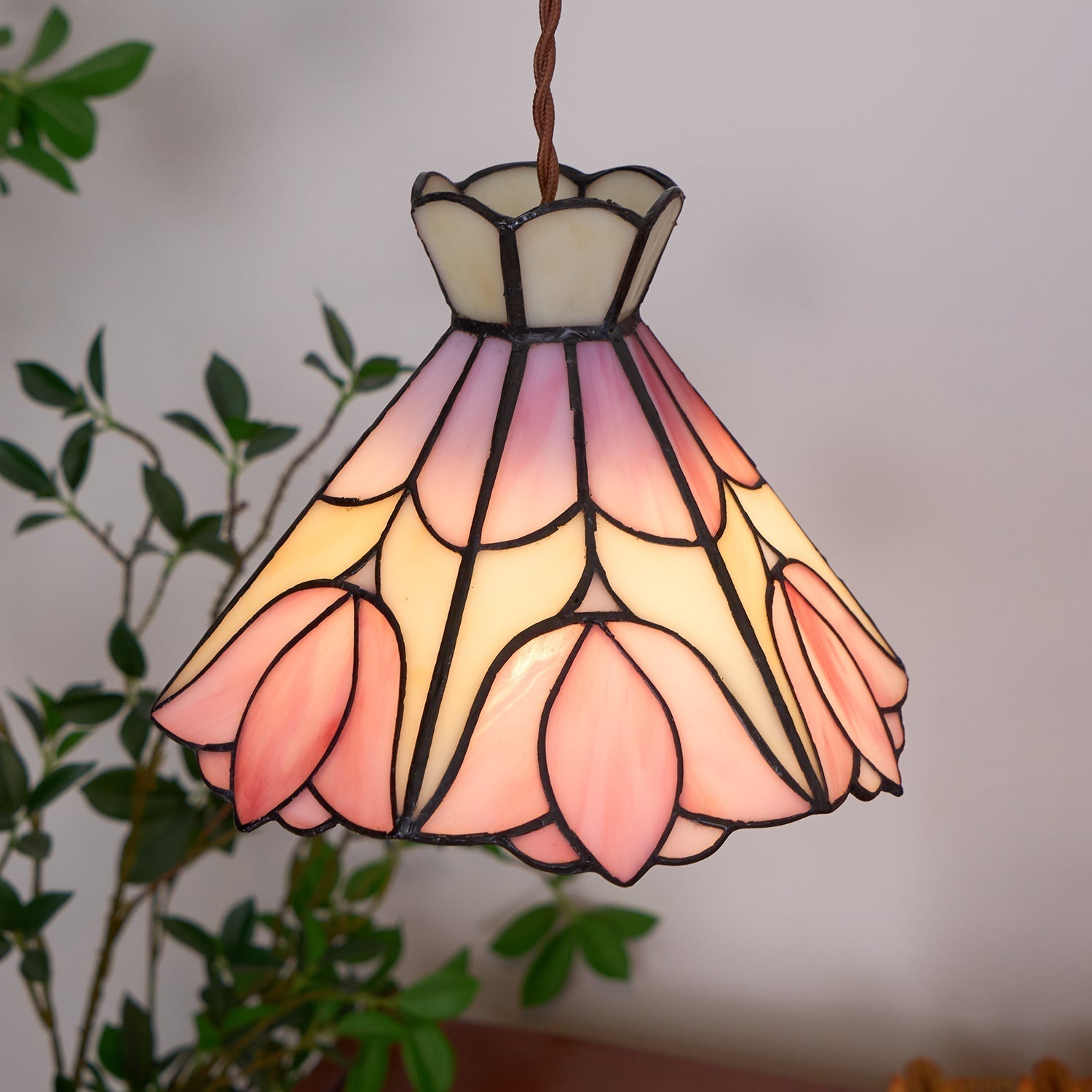 Rose Suspension Verre - Neutralighting