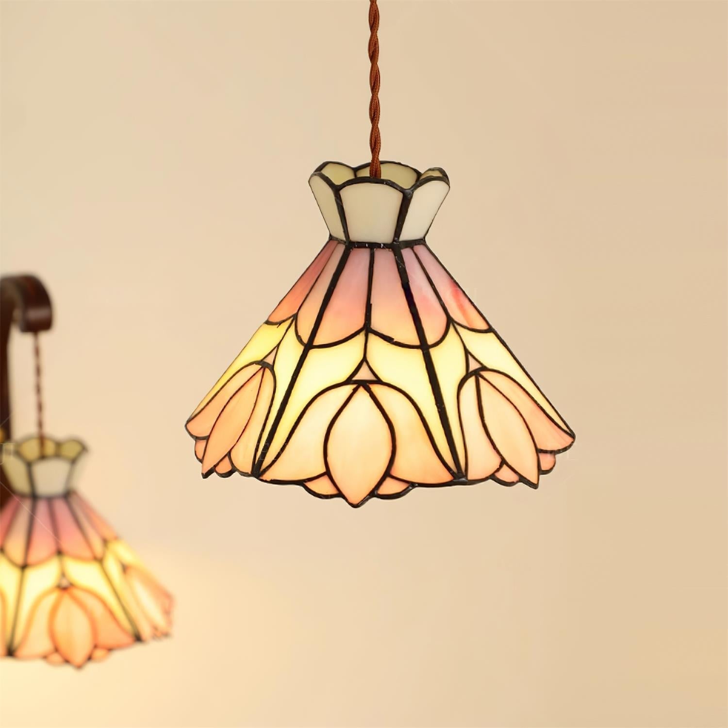 Rose Suspension Verre - Neutralighting