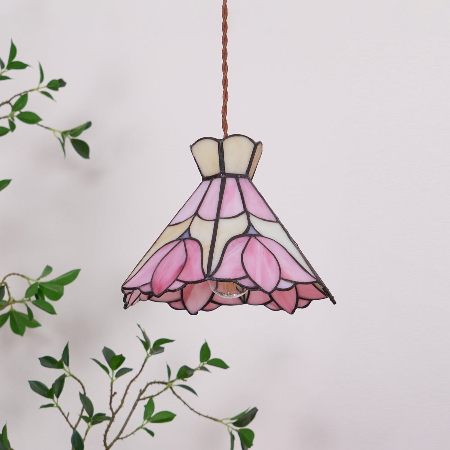 Rose Suspension Verre - Neutralighting