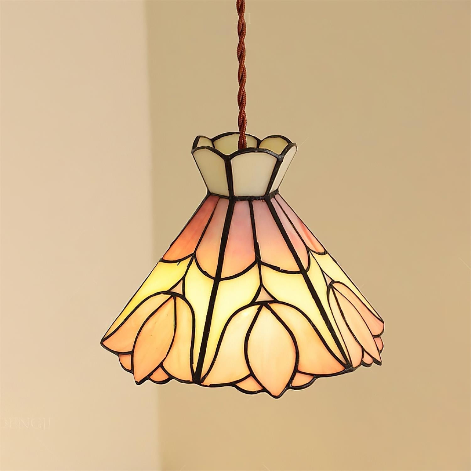 Rose Suspension Verre - Neutralighting