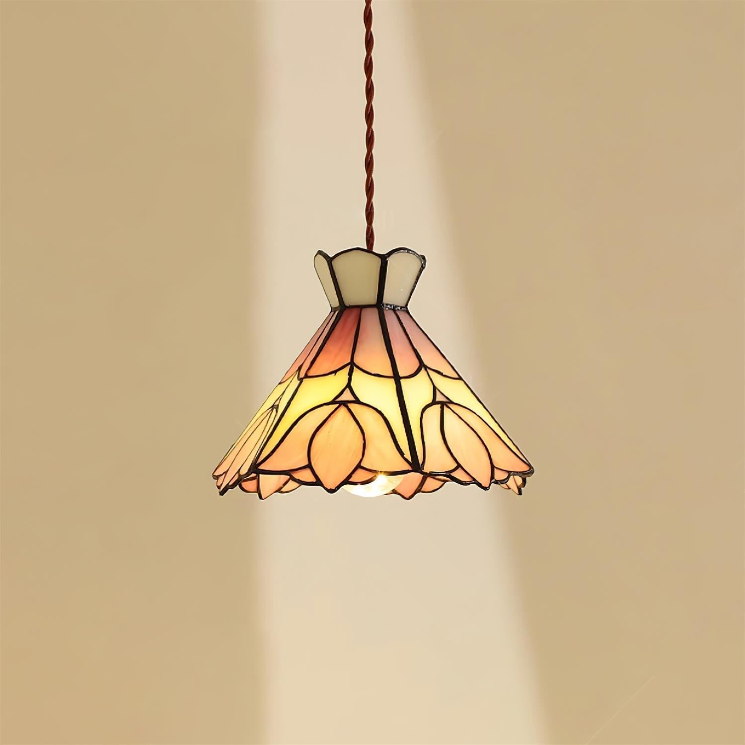 Rose Suspension Verre - Neutralighting