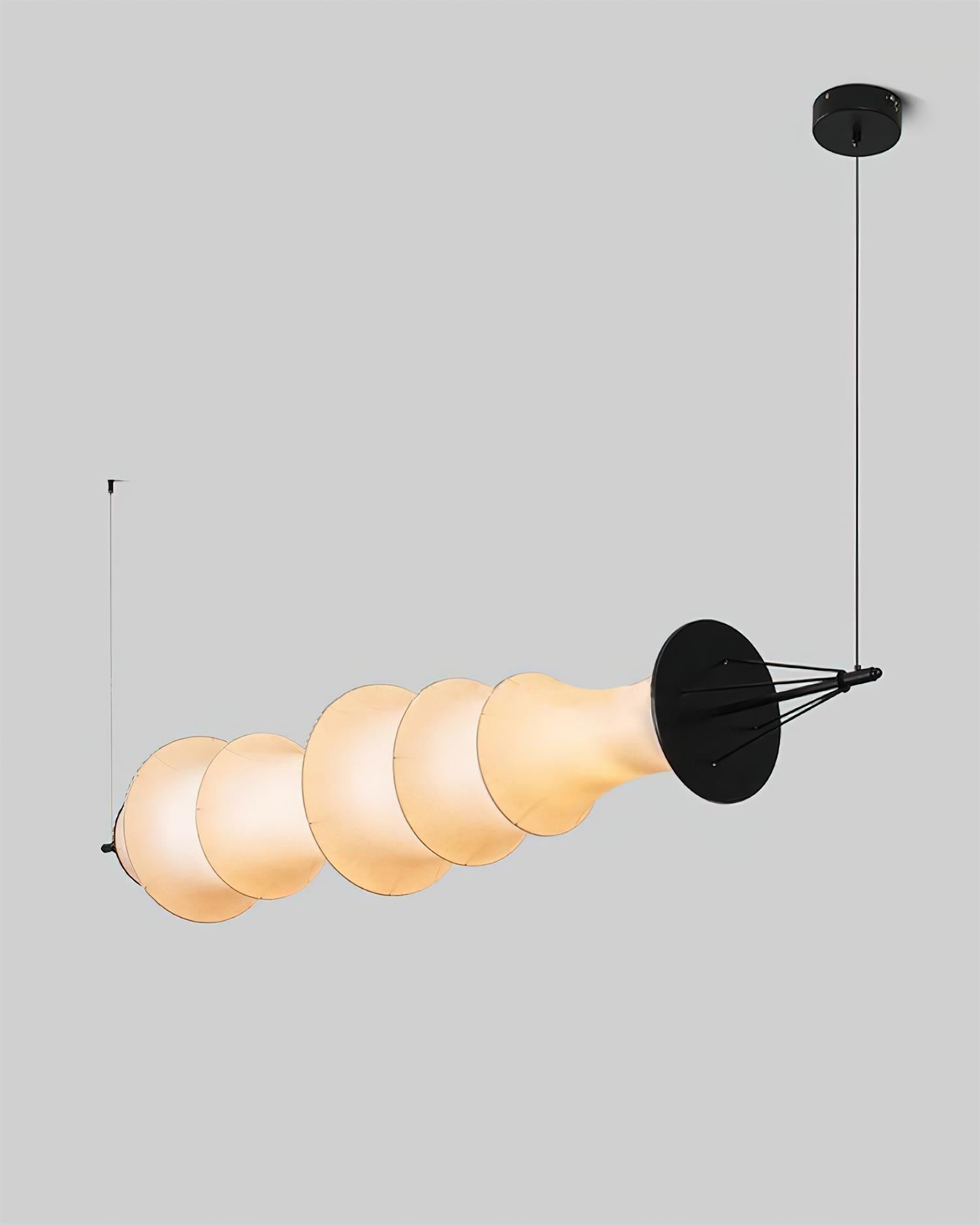Decorfine Chandelier Sculptural en Soie - Neutralighting