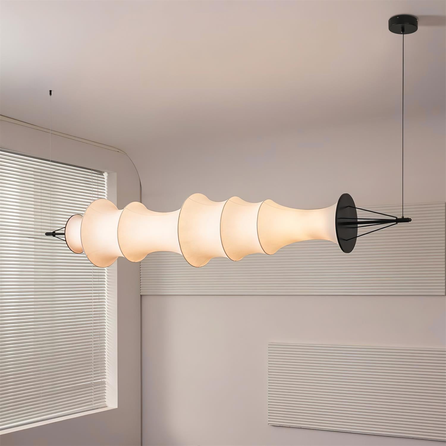 Decorfine Chandelier Sculptural en Soie - Neutralighting