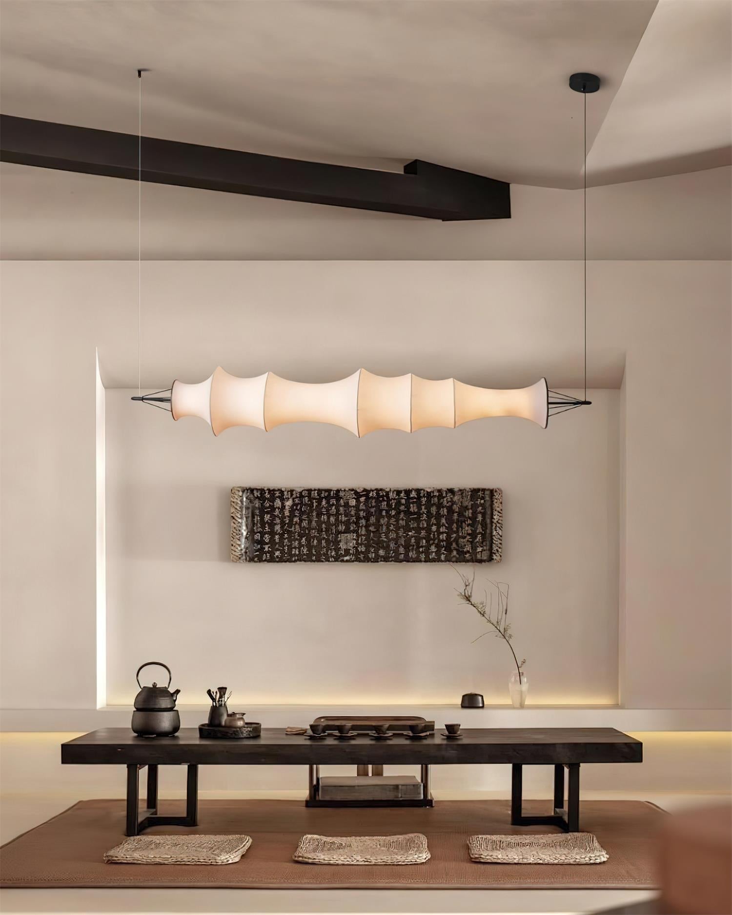 Decorfine Chandelier Sculptural en Soie - Neutralighting