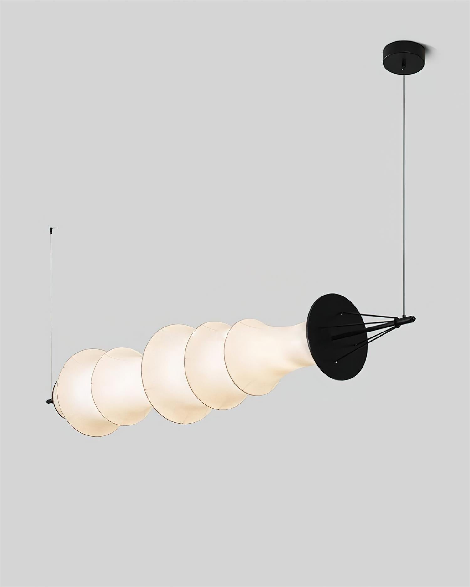 Decorfine Chandelier Sculptural en Soie - Neutralighting