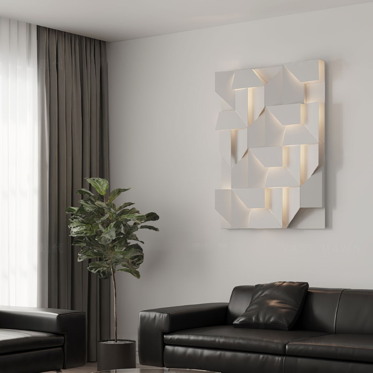 Kelsey Applique Murale Shadows Grand Sconce - Neutralighting