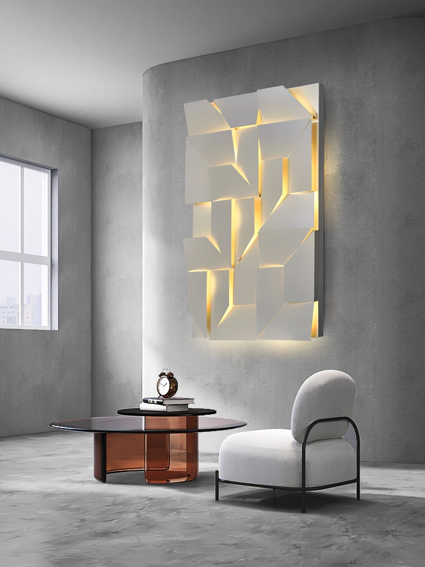 Kelsey Applique Murale Shadows Grand Sconce - Neutralighting