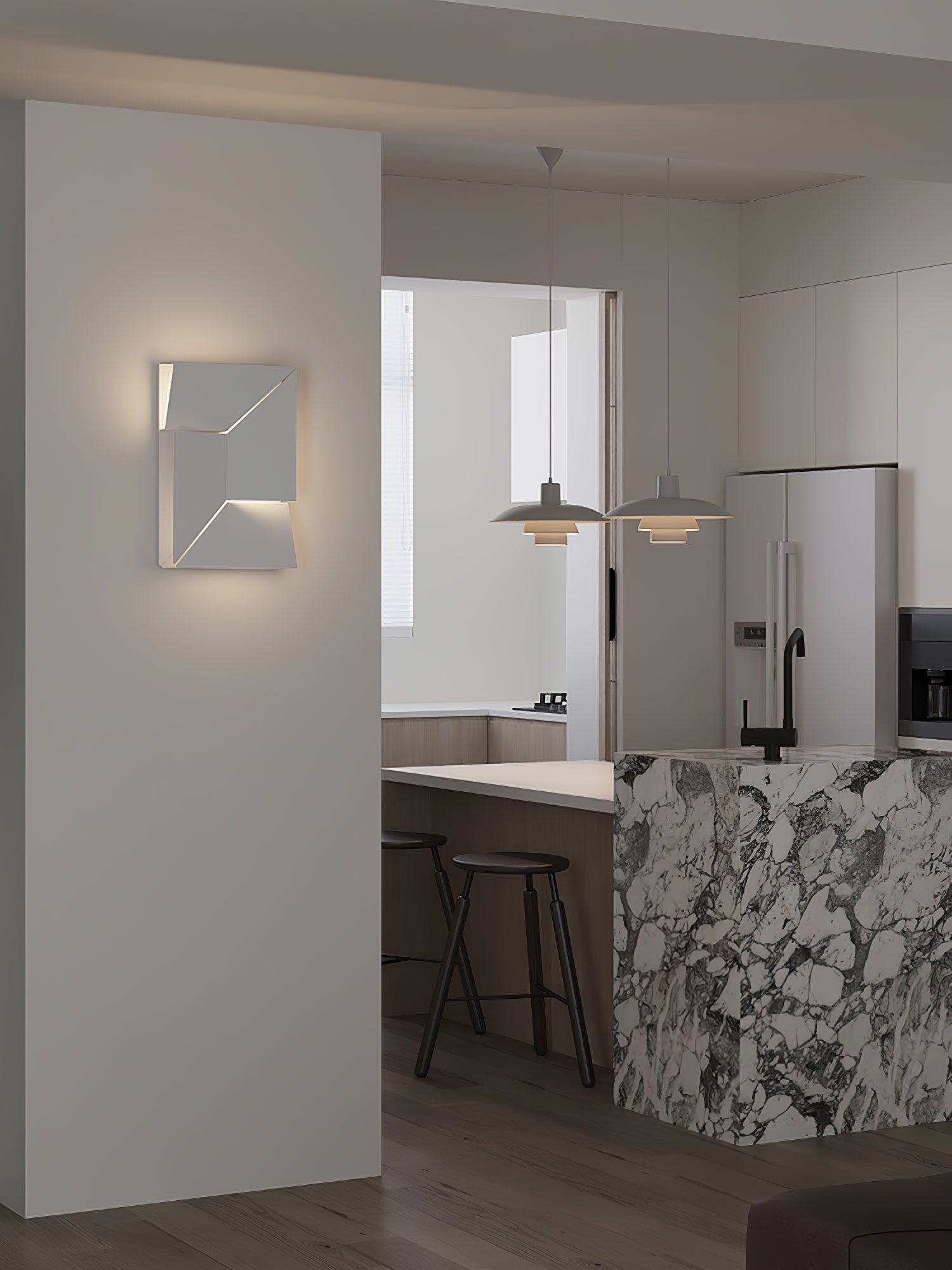 Kelsey Applique Murale Shadows Grand Sconce - Neutralighting