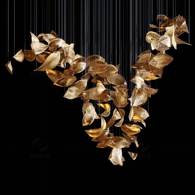 Cesilila Lustre à Feuilles Iridescentes - Neutralighting