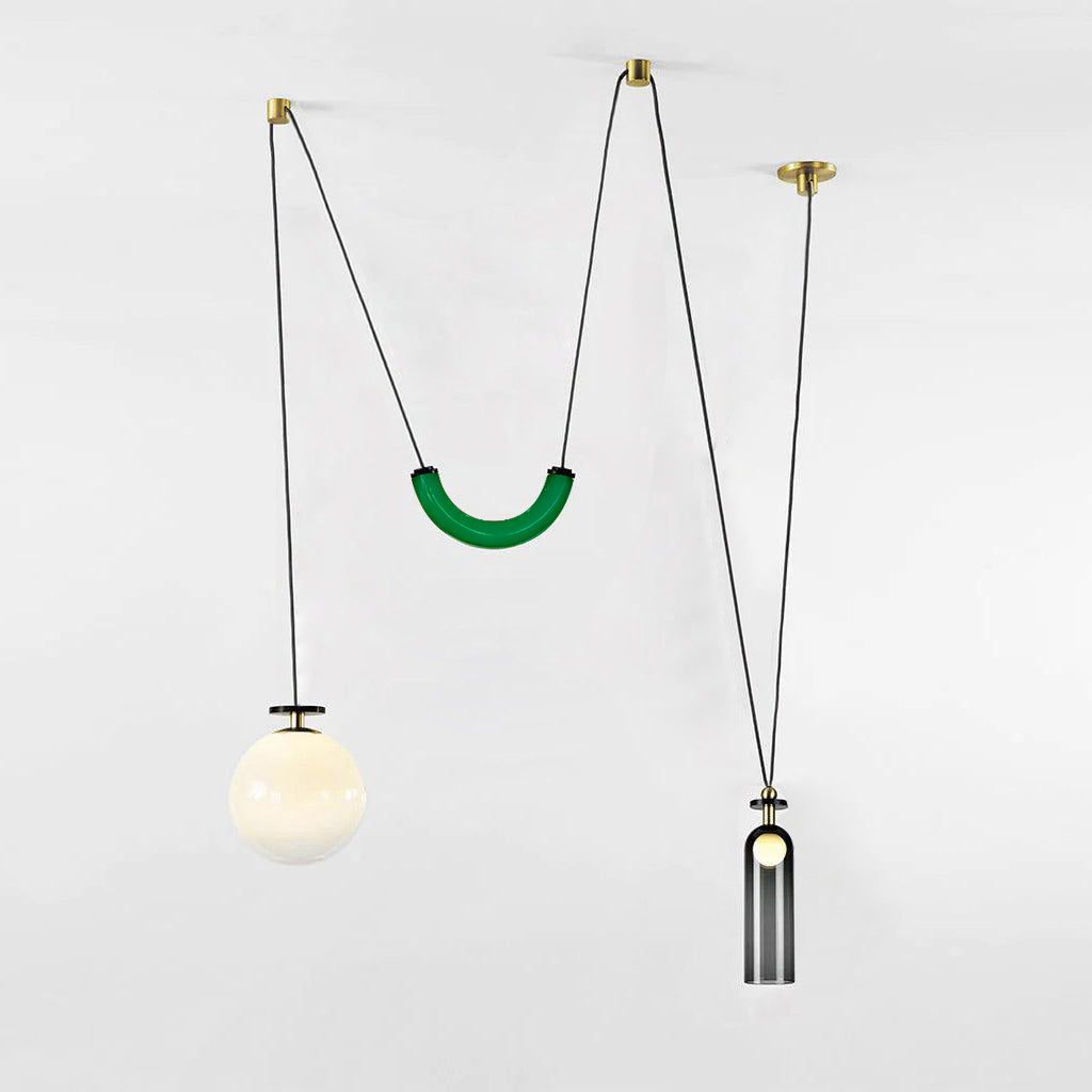 Lustra Chandelier en Forme Géométrique Art - Neutralighting